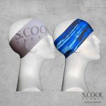 S.COOL Headband double print blau-camouflage & grau – Bild 2