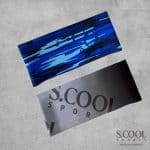 S.COOL Headband double print blau-camouflage & grau – Bild 3