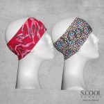 S.COOL Headband double print pink & leo-bunt – Bild 2