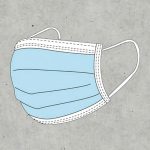 3-lagige Mund- und Nasenschutzmaske Einweg – Bild 2