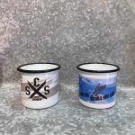 S.Cool "SCS" & "Skisprung" Emaille-Tasse